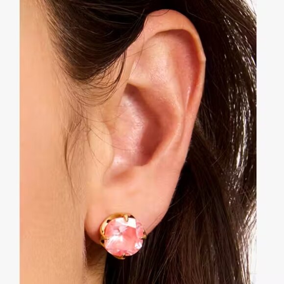 kate spade Pop Of Joy 10mm Coral Flower Studs/NWT - Picture 2 of 10